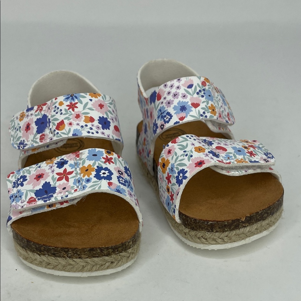 Wonder Nation Floral Kids Sandals Size 2 6-9 Month